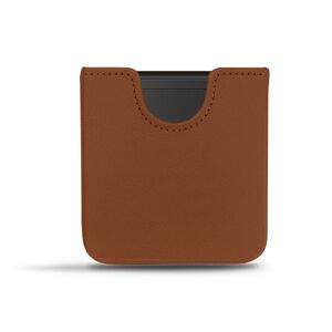 Noreve Pochette cuir Samsung Galaxy Z Flip Évolution Marron PU