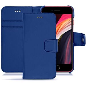 Noreve Housse cuir Apple iPhone SE (2020/2022) Évolution Bleu Océan PU