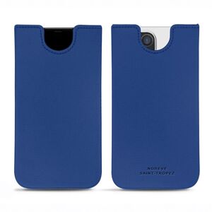 Noreve Pochette cuir Apple iPhone 12 Pro Max Évolution Bleu Océan PU
