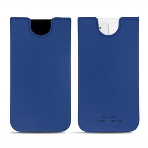 Noreve Pochette cuir Apple iPhone 12 Évolution Bleu Océan PU