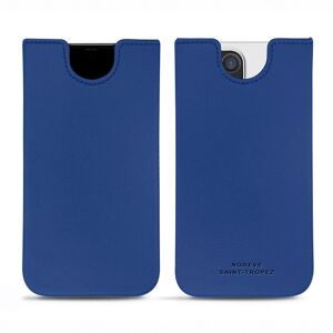 Noreve Pochette cuir Apple iPhone 13 Pro Évolution Bleu Océan PU