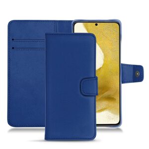 Noreve Housse cuir Samsung Galaxy S22 Évolution Bleu Océan PU