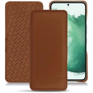 Noreve Housse cuir Samsung Galaxy S22+ Évolution Marron PU