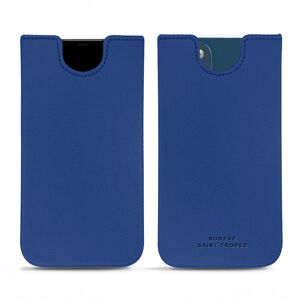 Noreve Pochette cuir Apple iPhone 14 Évolution Bleu Océan PU