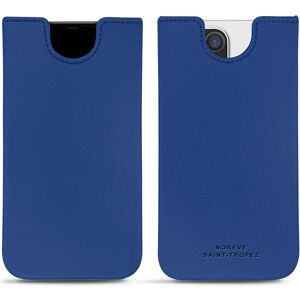 Noreve Pochette cuir Apple iPhone 14 Pro Évolution Bleu Océan PU - Publicité