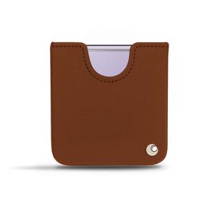 Noreve Pochette cuir Samsung Galaxy Z Flip4 Perpétuelle Marron