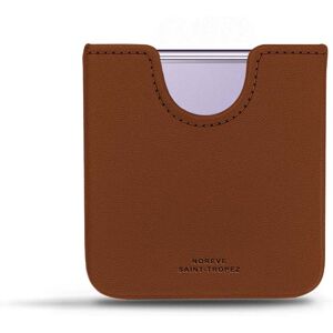 Noreve Pochette cuir Samsung Galaxy Z Flip4 Évolution Marron PU