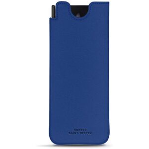 Noreve Pochette cuir Samsung Galaxy Z Fold4 Évolution Bleu Océan PU