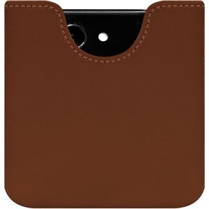 Noreve Pochette cuir Samsung Galaxy Z Flip5 Évolution Marron PU