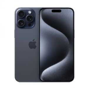 Apple - iPhone 15 Pro Max - 256 Go - Reconditionné - Premium - Titane bleu - Publicité