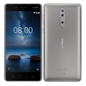 Nokia 8 64 Go, Métallique, Argent, débloqué - Reconditionné - Publicité