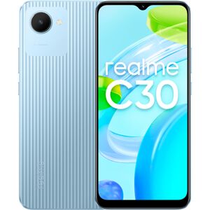 Realme C30 4G 32Go, Bleu, débloqué - Neuf