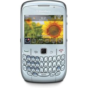 Curve 8520 - Smartphone BlackBerry - microSD slot - Ecran LCD - 2.46" - 320 x 240 pixels - rear camera 2 MP - bleu givre - Publicité