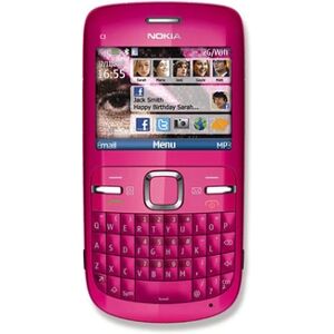 Nokia C3-00 - Hot Pink - Publicité