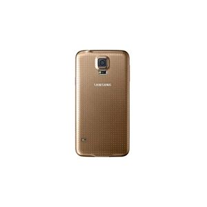 Samsung Galaxy S5 - 4G smartphone - RAM 2 Go / Mémoire interne 16 Go - microSD slot - écran OEL - 5.1" - 1920 x 1080 pixels - rear camera 16 MP - Or cuivré - Publicité