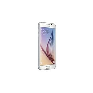 Samsung Galaxy S6 - 4G smartphone - RAM 3 Go / Mémoire interne 32 Go - écran OEL - 5.1" - 2560 x 1440 pixels - rear camera 16 MP - front camera 5 MP - perle - Publicité