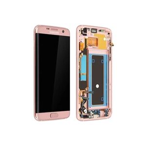 Samsung Ecran LCD Galaxy S7 Edge Vitre Tactile Bloc écran remplacement rose - Publicité