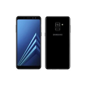 Samsung Galaxy A8 (2018) - 4G smartphone - double SIM - RAM 4 Go / Mémoire interne 32 Go - microSD slot - écran OEL - 5.6" - 2220 x 1080 pixels - rear camera - Publicité