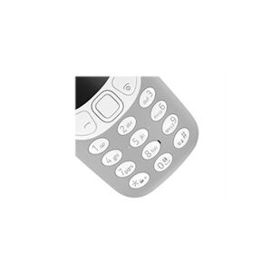 Nokia 3310 Dual SIM - Téléphone de service - double SIM / Mémoire interne 16 Mo - microSD slot - Ecran LCD - 320 x 240 pixels - rear camera 2 MP - gris - Publicité