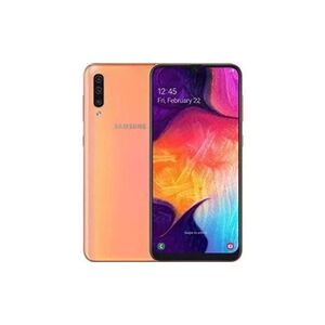 Samsung Galaxy A50 - 4G smartphone - double SIM - RAM 4 Go / Mémoire interne 128 Go - microSD slot - écran OEL - 6.4" - 2340 x 1080 pixels - 3 x caméras - Publicité