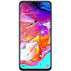 Samsung Galaxy A70 - 4G smartphone - double SIM - RAM 6 Go / Mémoire interne 128 Go - microSD slot - écran OEL - 6.7" - 2400 x 1080 pixels - 3 x caméras - Publicité