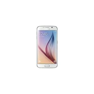 Samsung Galaxy S6 - 4G smartphone - RAM 3 Go / Mémoire interne 32 Go - écran OEL - 5.1" - 2560 x 1440 pixels - rear camera 16 MP - front camera 5 MP - perle - Publicité