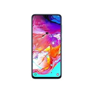 Samsung Galaxy A70 - 4G smartphone - double SIM - RAM 6 Go / Mémoire interne 128 Go - microSD slot - écran OEL - 6.7" - 2400 x 1080 pixels - 3 x caméras - Publicité