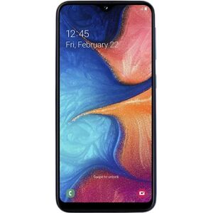 Samsung Galaxy A20e - 4G smartphone - double SIM - RAM 3 Go / Mémoire interne 32 Go - microSD slot - Ecran LCD - 5.8" - 1560 x 720 pixels - 2x caméras - Publicité