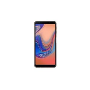 Samsung Galaxy A7 (2018) - 4G smartphone - double SIM - RAM 4 Go / Mémoire interne 64 Go - microSD slot - écran OEL - 6" - 2220 x 1080 pixels - 3 x caméras - Publicité