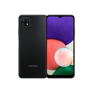 Samsung Galaxy A22 5G - 5G smartphone - double SIM - RAM 4 Go / Mémoire interne 64 Go - microSD slot - Ecran LCD - 6.6" - 2408 x 1080 pixels (90 Hz) - 3 x - Publicité