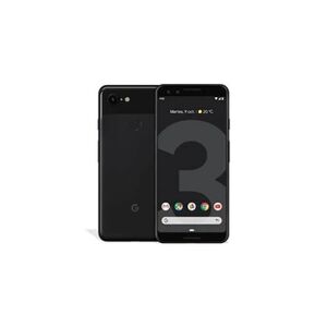 Google Pixel 3 - 4G smartphone - RAM 4 Go / Mémoire interne 64 Go - écran OEL - 5.5" - 2160 x 1080 pixels - rear camera 12,2 MP - 2x front cameras 8 MP, 8 - Publicité