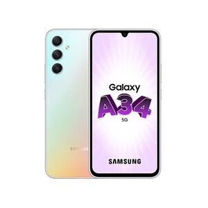 Samsung Smartphone Galaxy A34 6,6" 5G Nano SIM 128 Go Gris - Publicité