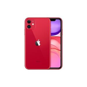 Apple iPhone 11 - (PRODUCT) RED - 4G smartphone - double SIM / Mémoire interne 64 Go - Ecran LCD - 6.1" - 1792 x 828 pixels - 2x caméras arrière 12 MP, 12 - Publicité