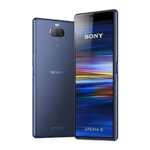 Sony Smartphone Xperia 10 Double SIM 3 / 64 GO - Nano SIM - 6.0 - 2520x1080 - 13 Mpx + 5 Mpx - Bleu - Publicité