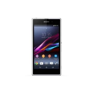 Sony XPERIA Z1 - 4G smartphone - RAM 2 Go / Mémoire interne 16 Go - microSD slot - Ecran LCD - 5" - 1920 x 1080 pixels - rear camera 20,7 MP - blanc - Publicité