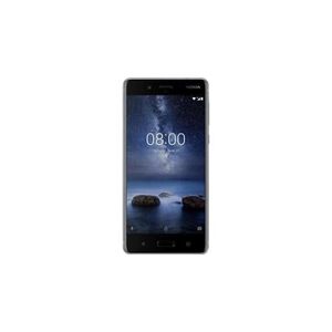 Nokia 8 - 4G smartphone - RAM 4 Go / Mémoire interne 64 Go - microSD slot - Ecran LCD - 5.3" - 2560 x 1440 pixels - 2x caméras arrière 13 MP, 13 MP - front - Publicité