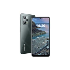 Blackview Smartphone A53 4G Téléphone portable Android 12 6.5 screen 4Go+32Go 5080 mAh 12MP+5MP Face ID/Dual SIM - Noir(Gris) - Publicité