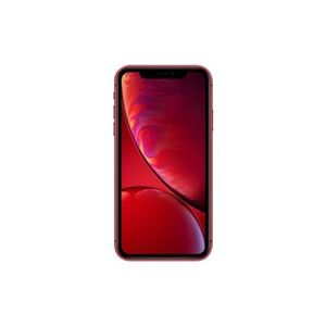 Apple iPhone XR - (PRODUCT) RED - 4G smartphone - double SIM / Mémoire interne 64 Go - Ecran LCD - 6.1" - 1792 x 828 pixels - rear camera 12 MP - front - Publicité