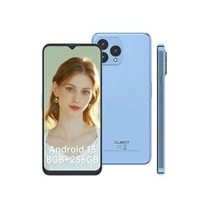 Cubot P80 téléphone Portable 6.58 16/256Go ROM Android 13 Dual SIM 4G Smartphone - bleu - Publicité