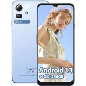 Cubot NOTE 50 Téléphones mobiles Bleu - 6.56" HD+ IPS 16/256Go 5200 mAh 4G Smartphone - Publicité