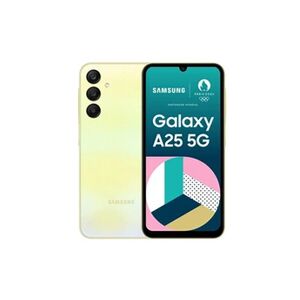Samsung Smartphone Galaxy A25 6.5" 5G Double nano SIM 256 Go Lime - Publicité