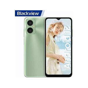 Blackview Smartphone A50 6.09 Pouces - 3Go RAM+64Go ROM - Quad-core Unisoc T310 - 5MP+13MP 4280mAh Android 11 GPS Téléphone Portable - Mojito d'été - Publicité