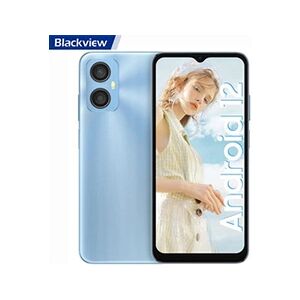 Blackview Smartphone A50 6.09 Pouces - 3Go RAM+64Go ROM - Quad-core Unisoc T310 - 5MP+13MP 4280mAh Android 11 GPS Téléphone Portable - Bleu crépuscule - Publicité