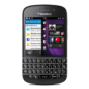 Blackberry Q10 Noir - Publicité