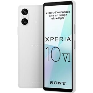 Sony Xperia 10 VI 8GO RAM 128GO EU 5G - Blanc - Publicité