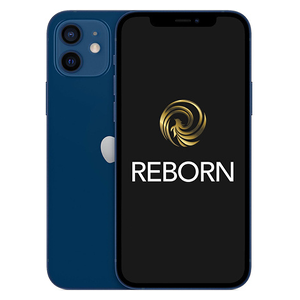 Reborn iPhone 12 64Go Bleu 5G Reconditionné Grade A - Publicité