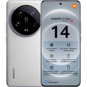 Xiaomi 14 Ultra (5G) 512 Go, Blanc, Débloqué - Neuf - Publicité
