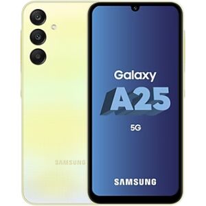 Samsung Galaxy A25 (5G) 128Go, Lime, Débloqué - Reconditionné - Publicité