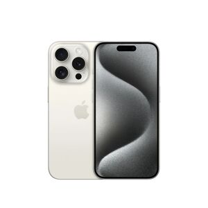 Apple iPhone 15 Pro (5G) 1 To, Titane blanc, Débloqué - Neuf