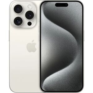 Apple iPhone 15 Pro (5G) 256 Go, Titane blanc, Débloqué - Reconditionné - Publicité